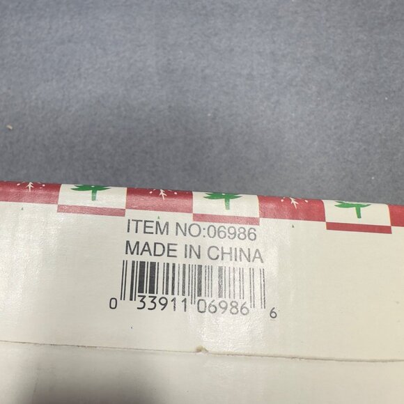 Vintage 3Pc Holiday Collection Santa Bell Ornaments Box Christmas Tree Lantern - Picture 5 of 6